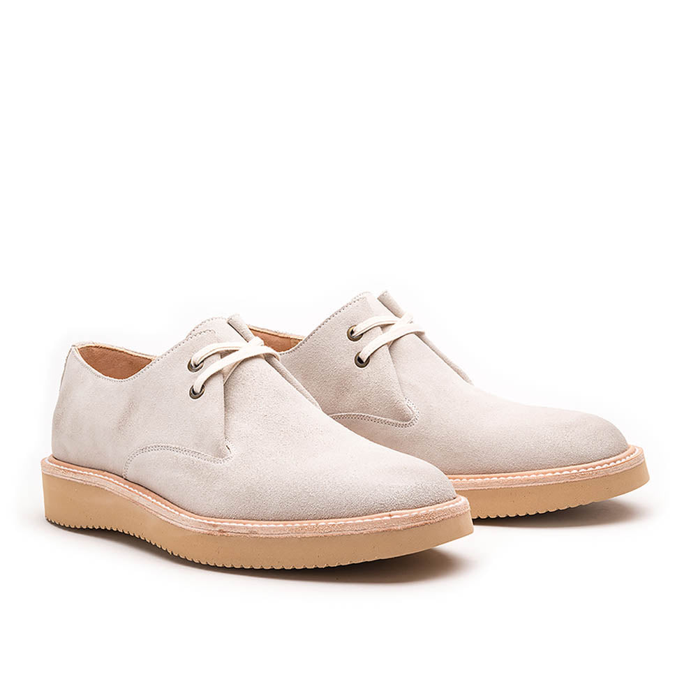 Dandy White Suede