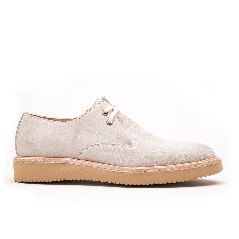 Men's Dandy White Suede