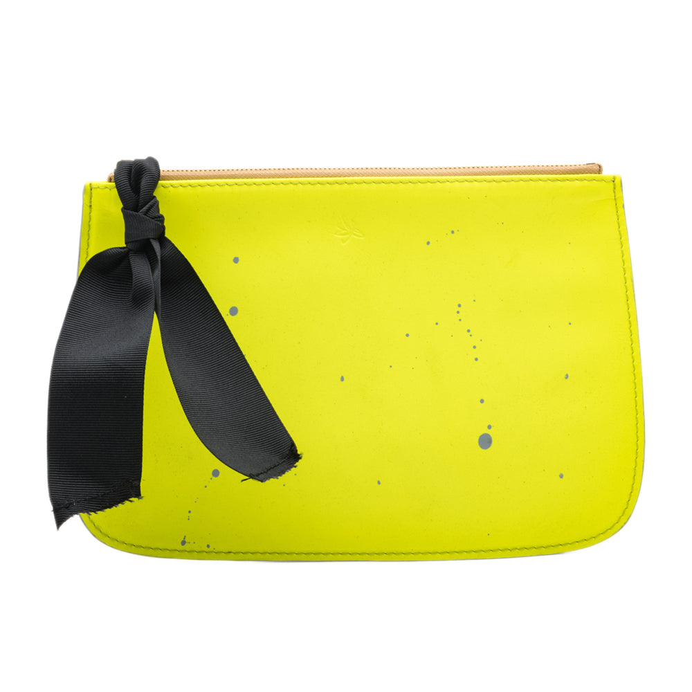 Yellow with Gray Accents Clutch